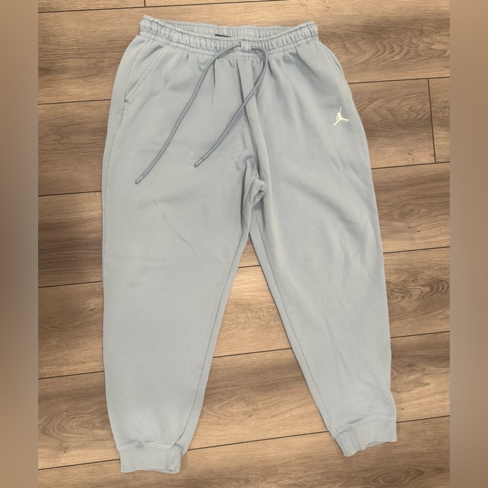 Men's Nike Jordan Brooklyn Blue Jogger Pants - Picture 7 of 9